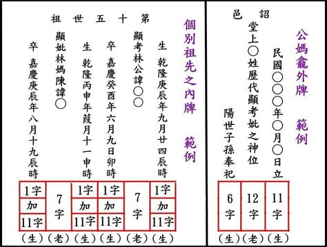 正確寫法祖先牌位內板順序|歷代祖先牌位書寫指南：完整教學，避免犯錯，尊重傳。